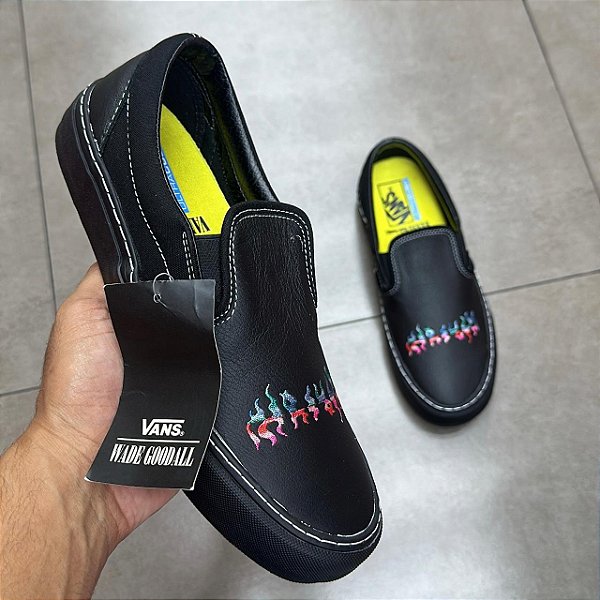 TÊNIS WADE GOODALL X VANS CLASSIC SLIP ON BLACK (SEM CAIXA)