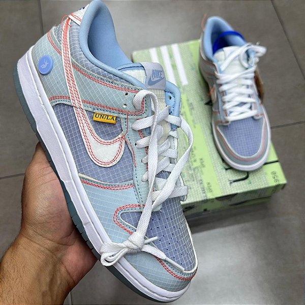 TÊNIS UNION LA X NIKE DUNK LOW UNION BLUE (COMPLETO)