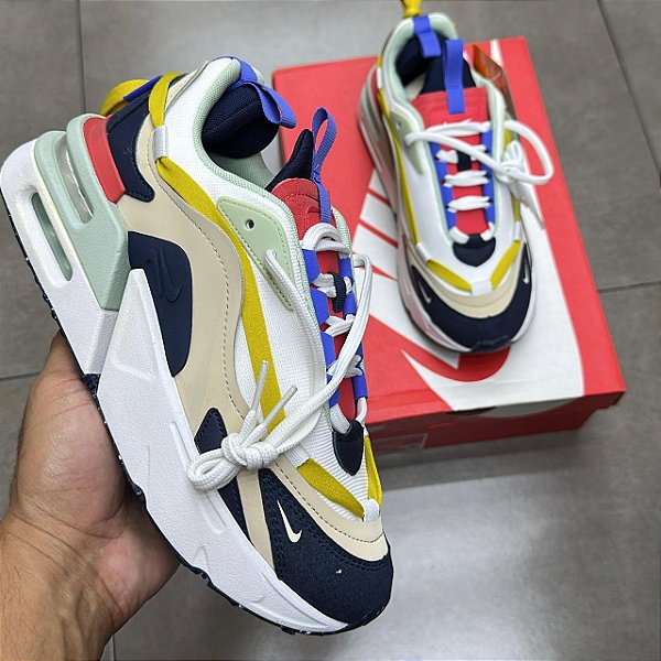 TÊNIS NIKE AIR MAX FURYOSA RATTAN SUMMIT WHITE OBSIDIAN (COMPLETO)