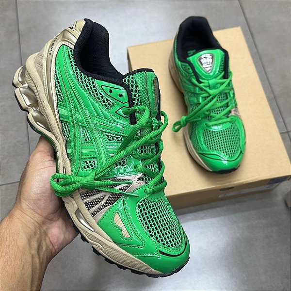 TÊNIS GMBH X ASICS GEL-KAYANO LEGACY CILANTRO WOOD CREPE (COMPLETO)