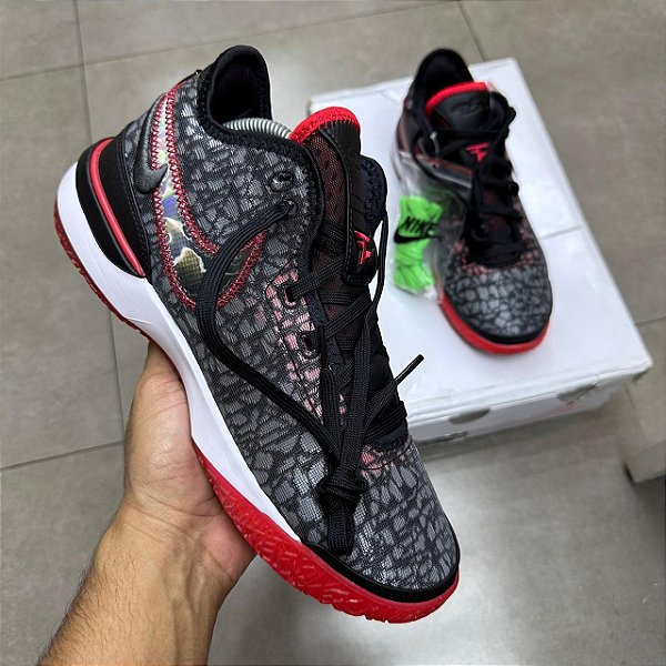 TÊNIS FAZE CLAN X NIKE ZOOM LEBRON NXXT GEN BRED (COMPLETO)