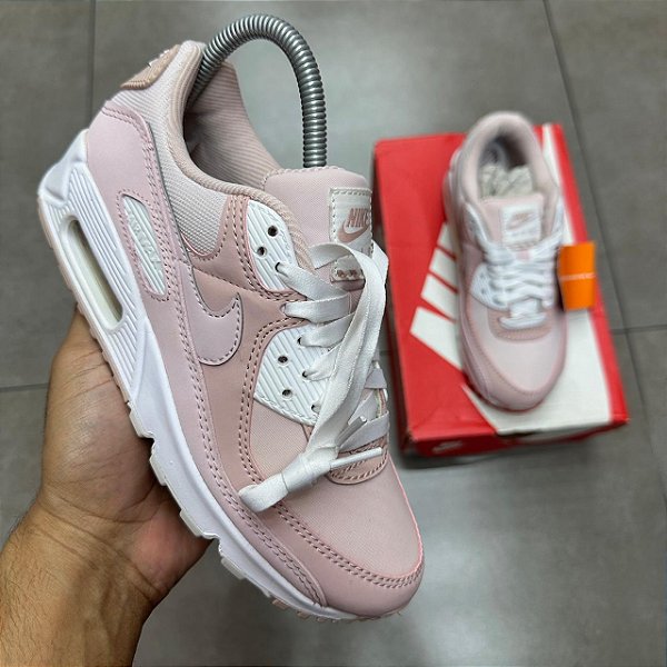 TÊNIS NIKE AIR MAX 90 BARELY ROSE (COMPLETO)