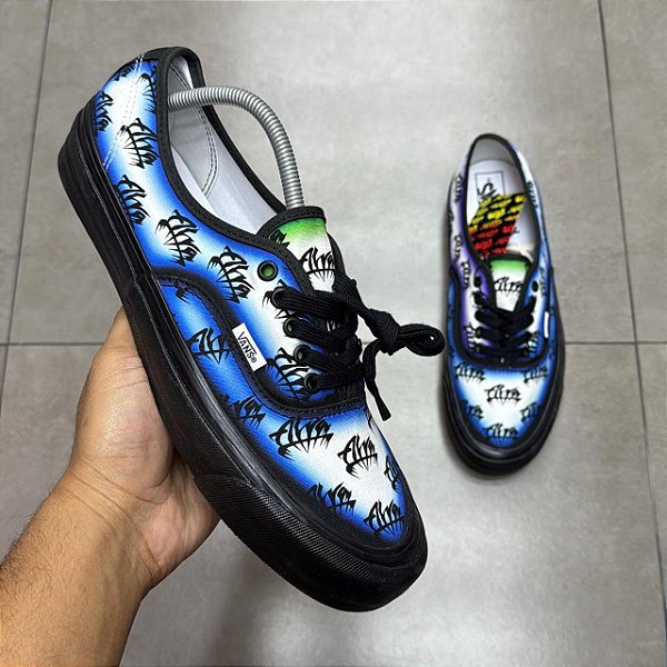 TÊNIS ALVA SKATES X VANS AUTHENTIC 44 DX BLUE GRADIENT (COMPLETO)
