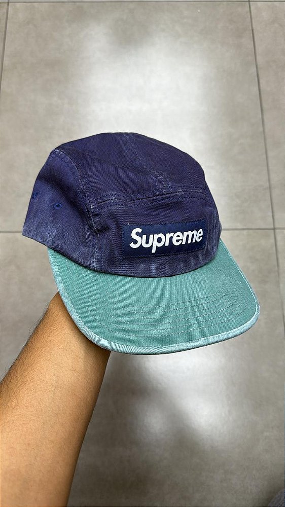 BONÉ SUPREME 5 PANEL BLUE