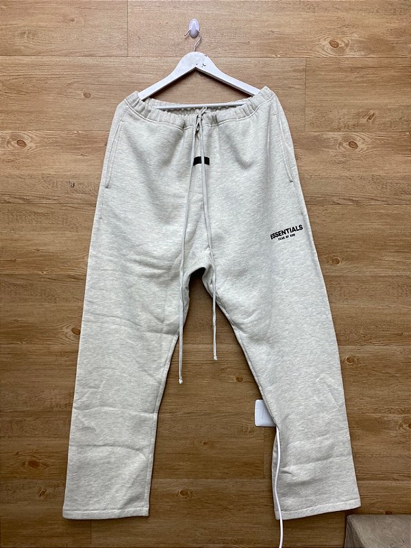 CALÇA FEAR OF GOD ESSENTIALS RELAXED LIGHT OATMEAL