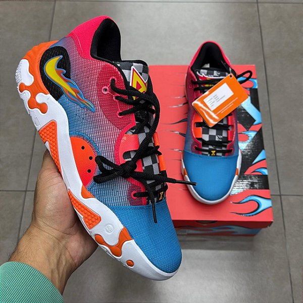 TÊNIS HOT WHEELS X NIKE PG 6 NRG (COMPLETO)