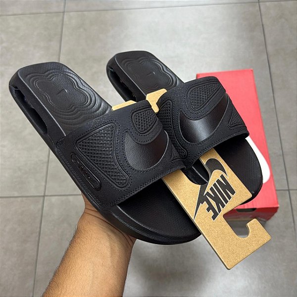 CHINELO NIKE AIR MAX CIRRO BLACK (COMPLETO)
