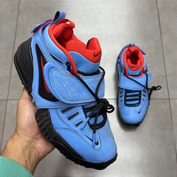 TÊNIS AMBUSH X NIKE AIR ADJUST FORCE UNI BLUE AND HABANERO RED (SEM CAIXA)