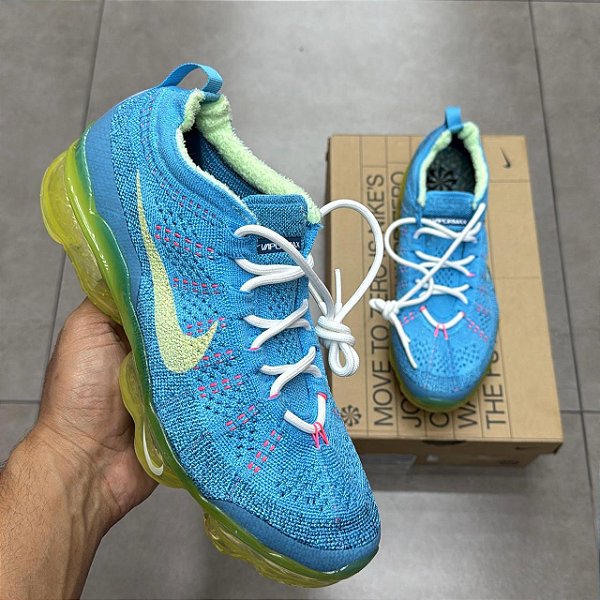 TÊNIS NIKE AIR VAPORMAX 2023 FLYKNIT BALTIC BLUE (COMPLETO)