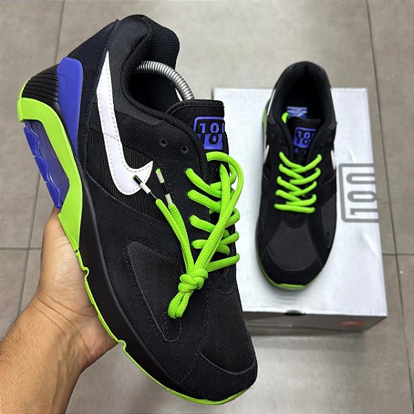 TÊNIS NIKE AIR 180 BLACK AND WHITE (COMPLETO)