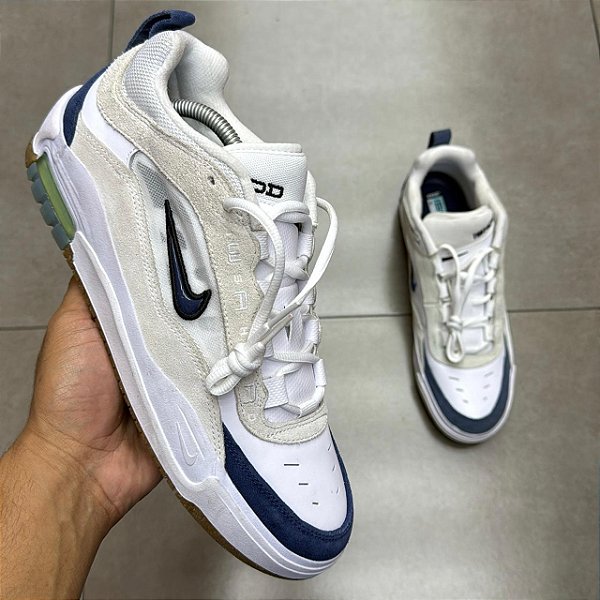 TÊNIS NIKE SB AIR MAX ISHOD WAIR SUMMIT WHITE NAVY (SEM CAIXA)