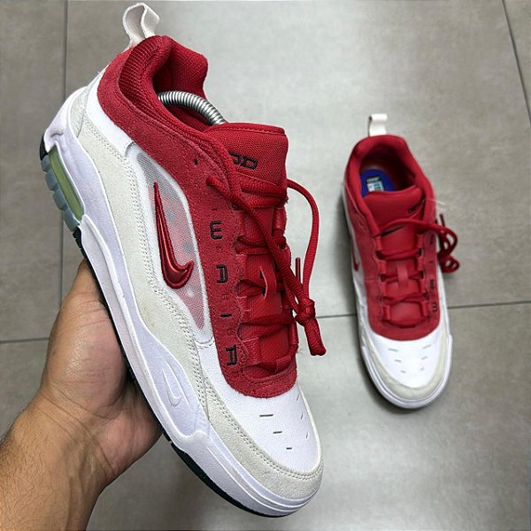 TÊNIS NIKE SB AIR MAX ISHOD WAIR WHITE VARSITY RED (SEM CAIXA)