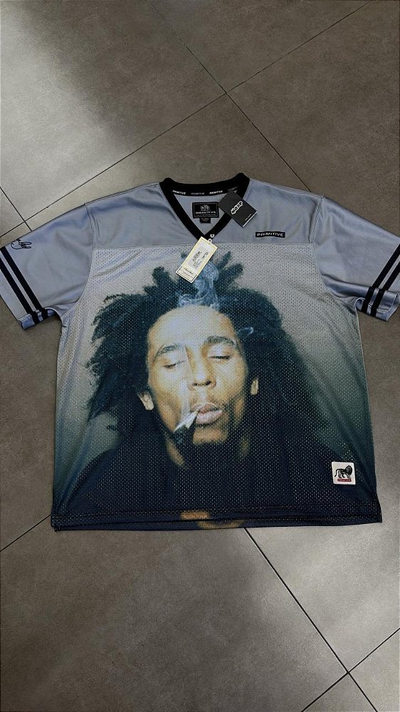 BOB MARLEY X PRIMITIVE JERSEY KAYA GREY