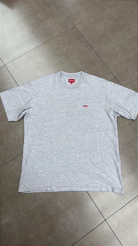 CAMISETA SUPREME SMALL BOX HEATHER GREY FW25-W1 9/10