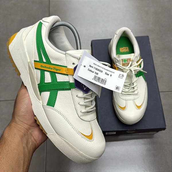 TÊNIS ONITSUKA TIGER DELEGATION EX CREAM CILANTRO (COMPLETO)