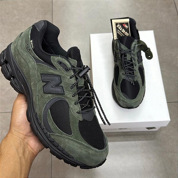 TÊNIS JJJJOUND X NEW BALANCE 2002R GORE-TEX PINE (COMPLETO)