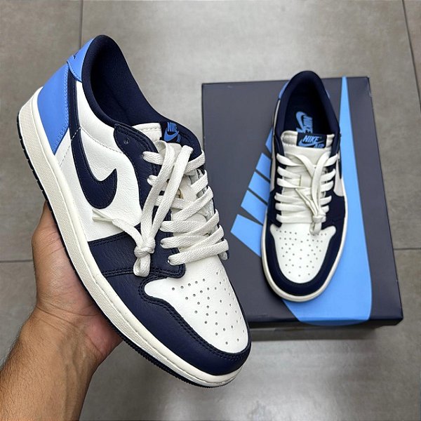 TÊNIS AIR JORDAN 1 LOW OG OBSIDIAN (COMPLETO)