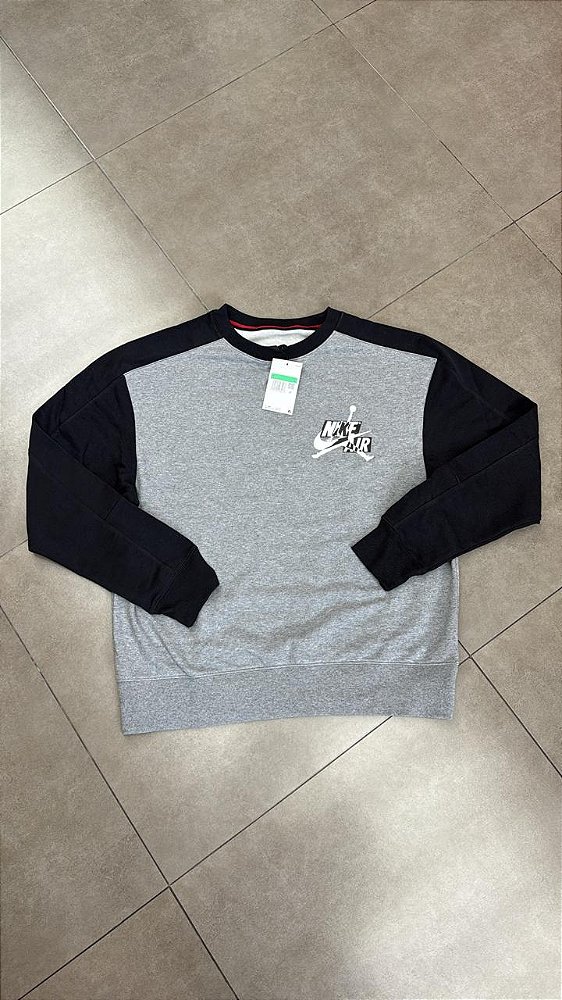 CREWNECK AIR JORDAN JUMPMAN CLASSICS GREY BLACK