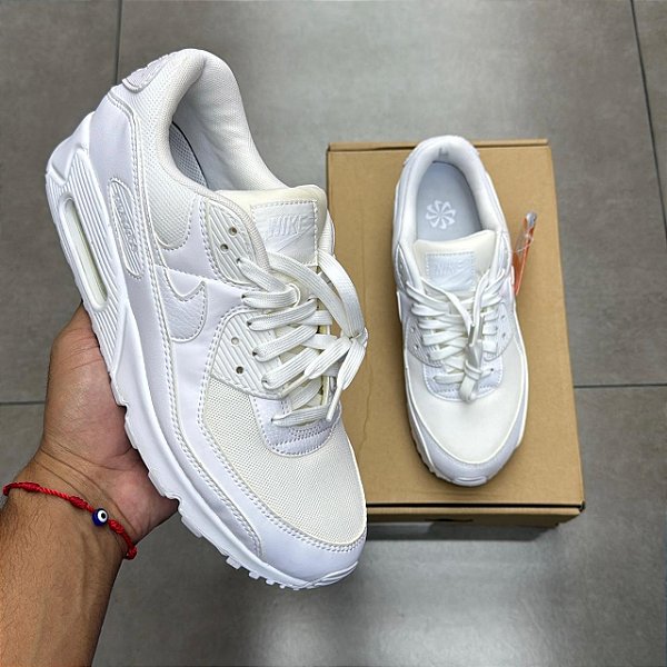 TÊNIS NIKE AIR MAX 90 TRIPLE WHITE (COMPLETO)