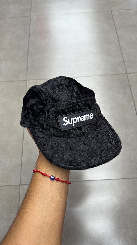 GOODENOUGH X SUPREME BONÉ CRUSHED RAYON CAMP BLACK