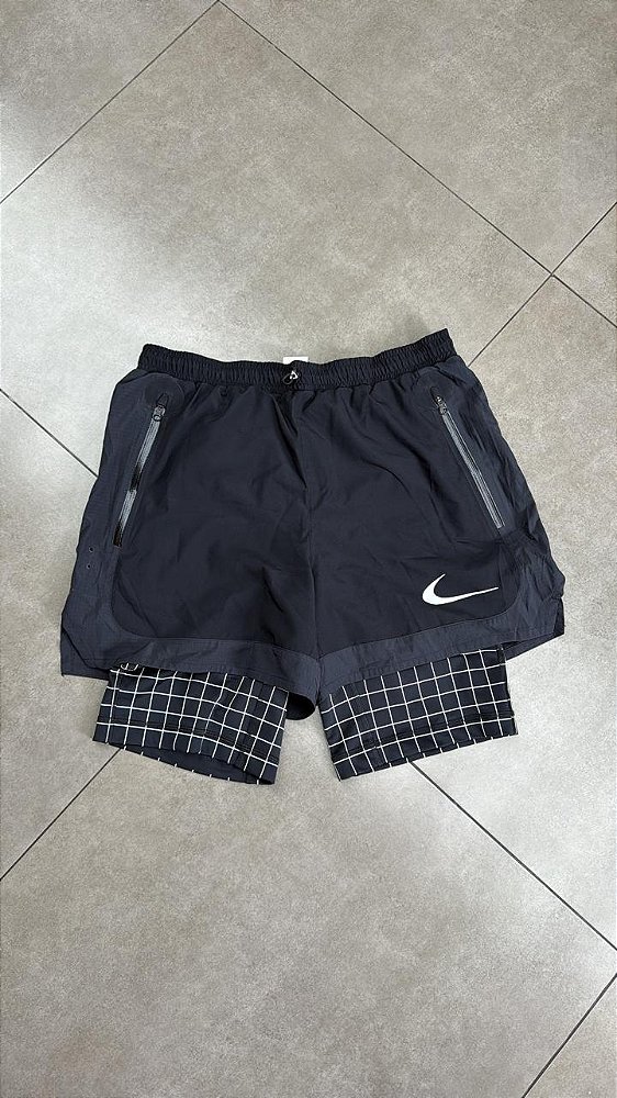 BERMUDA SHORTS OFF-WHITE X NIKE PRETO
