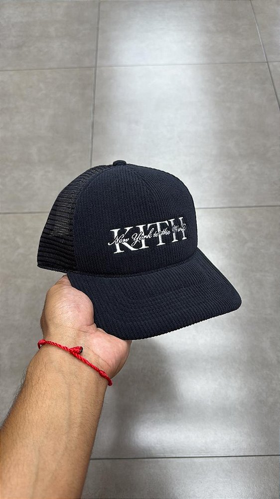 BONÉ KITH '47 FRANCHISE LS TRUCKER BLACK