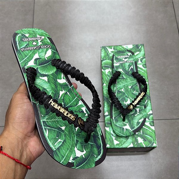 DOLCE&GABBANA X HAVAIANAS CHINELO TOP BANANO (COMPLETO)
