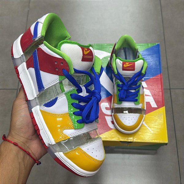 TÊNIS NIKE SB DUNK LOW SANDY (EBAY 2022) (COMPLETO) *SEM PALMILHA PÉ DIREITO*