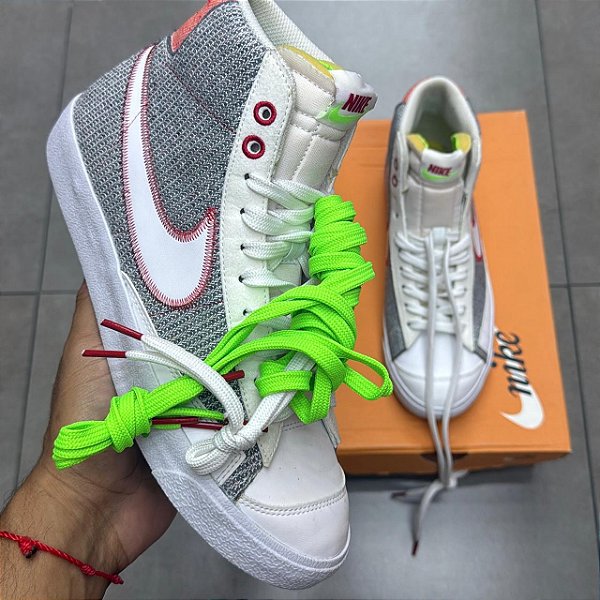 TÊNIS NIKE BLAZER MID 77 RECYCLED JERSEYS (COMPLETO)