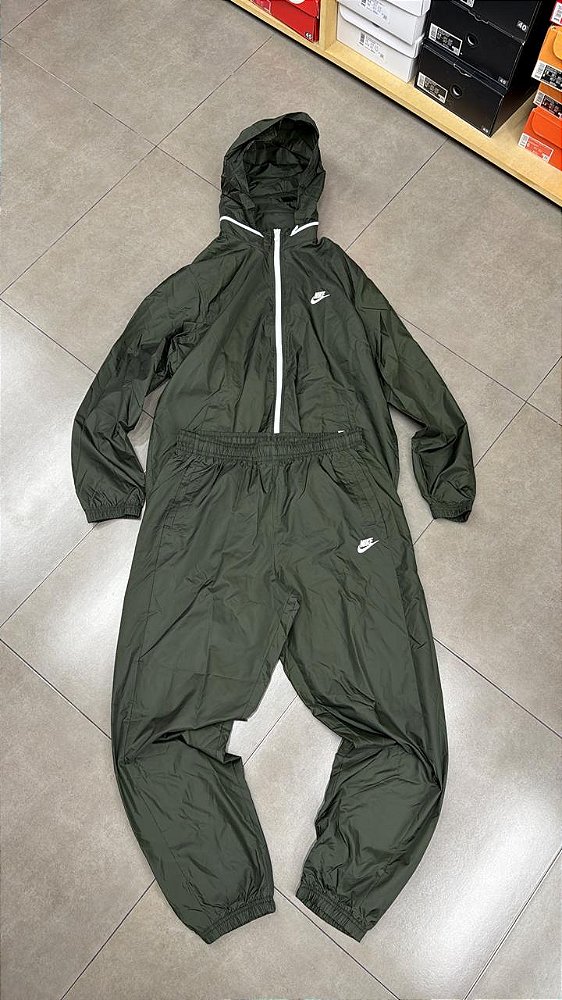 TRACKSUIT NIKE CLUB LINED WOVEN GREEN