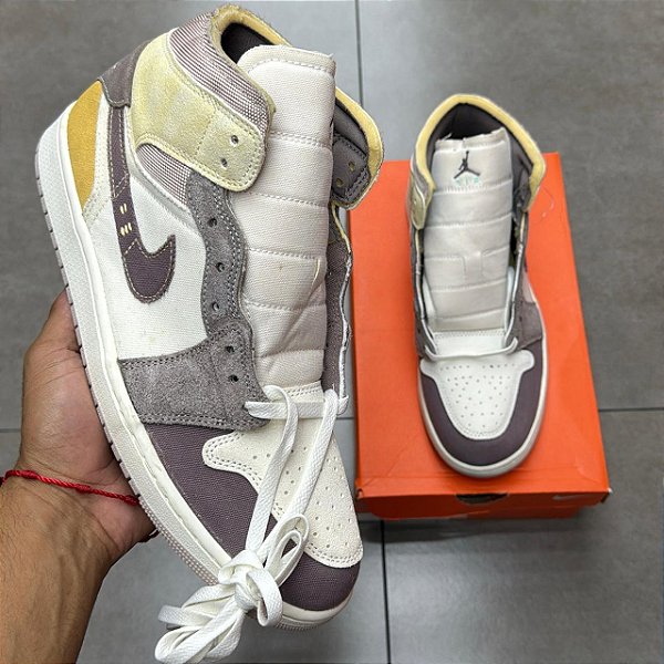TÊNIS AIR JORDAN 1 MID CRAFT INSIDE OUT (BOX REPLACE)