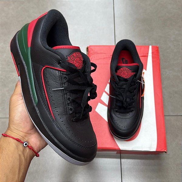 TÊNIS AIR JORDAN 2 LOW CHRISTMAS (COMPLETO)