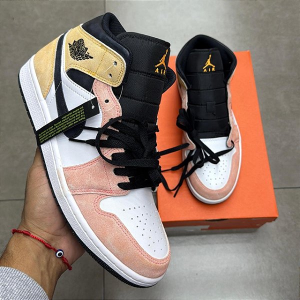 TÊNIS AIR JORDAN 1 MID SE FLIGHT CLUB (BOX REPLACE)