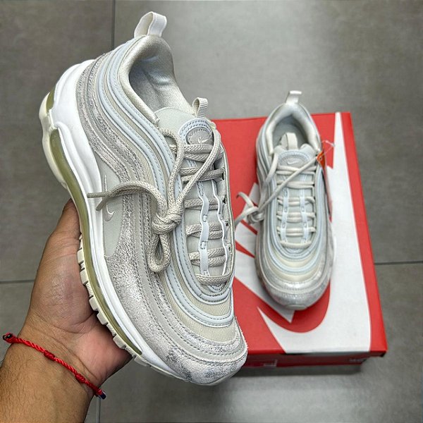 TÊNIS NIKE AIR MAX 97 LIGHT BONE PRE WORN (COMPLETO)