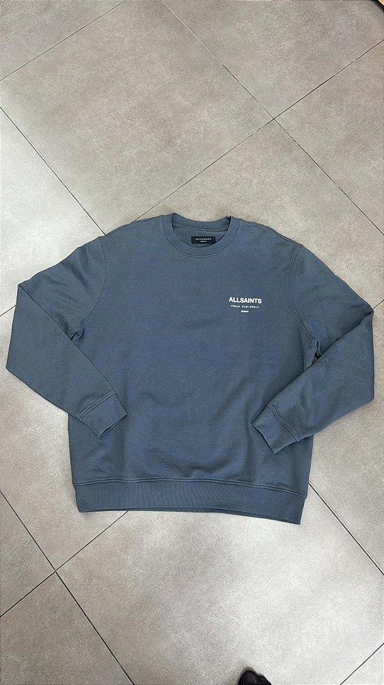 MOLETOM ALL SAINTS UNDERGROUND DARK BLUE