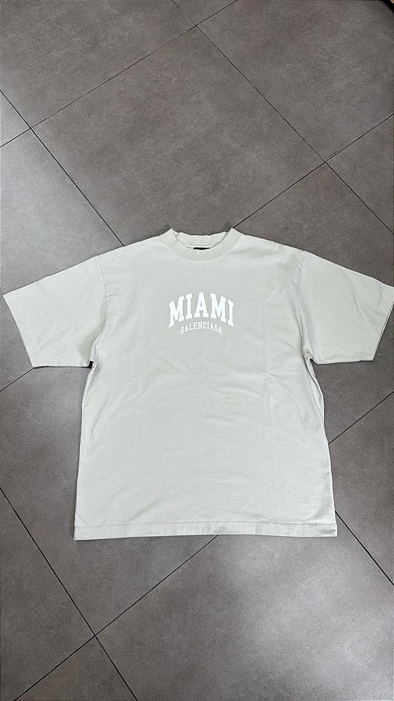 CAMISETA BALENCIAGA CITIES SHELL WHITE