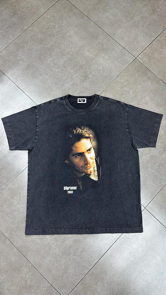THE SOPRANOS X KITH CAMISETA CHRISTOPHER VIGNETTE VINTAGE BLACK