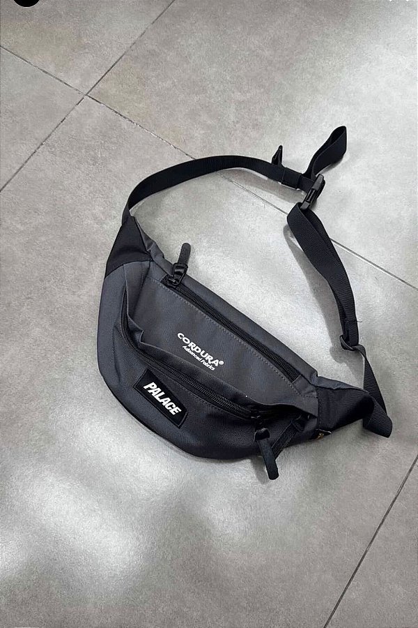 CROSS BODY BAG PALACE CORDURA DUCK CANVAS CARBON BLACK