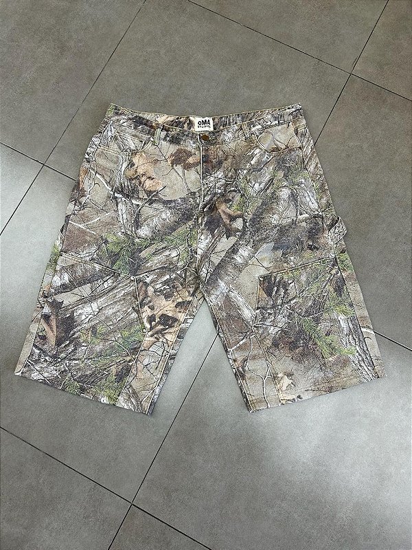 SHORTS OMA STUDIOS DOUBLE KNEE CANVAS REALTREE