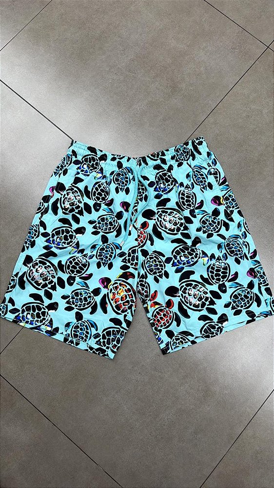 SHORTS VILEBREQUIN MOORISE MID-LENGTH RECYCLED SWIM BLUE