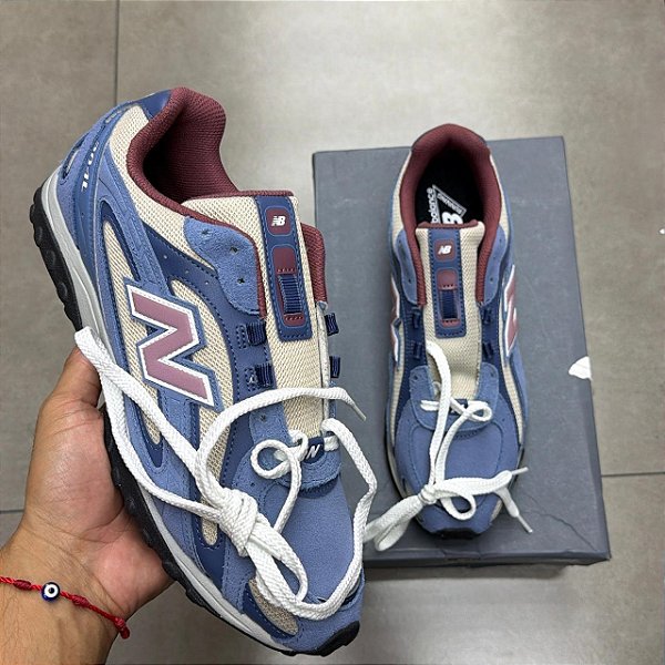 TÊNIS NEW BALANCE 204L SHORELINE BLUE WASHED BURGUNDY (COMPLETO)