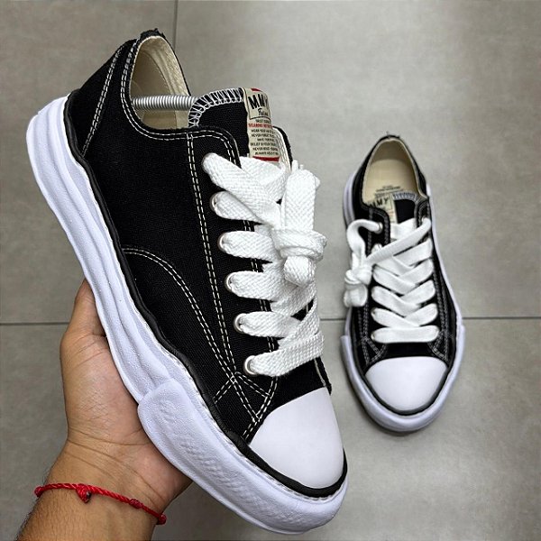 TÊNIS MIHARA YASUHIRO PETERSON OG SOLE CANVAS LOW BLACK (SEM CAIXA)