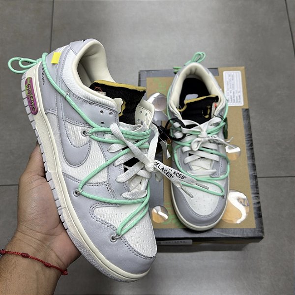 TÊNIS OFF-WHITE X NIKE DUNK LOW LOT 4 OF 50 (COMPLETO)