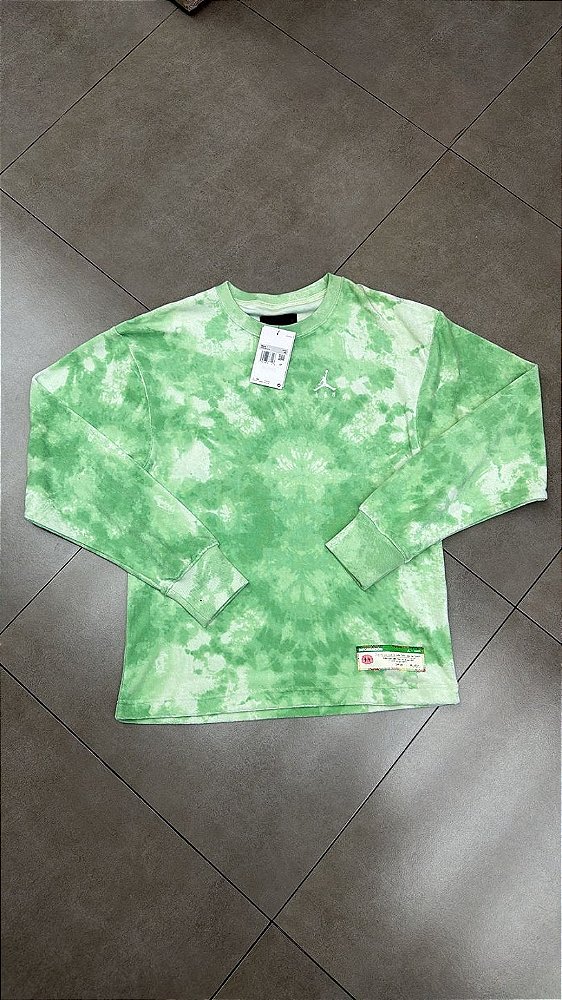 J. BALVIN X JORDAN MOLETOM CREWNECK JADE AURA