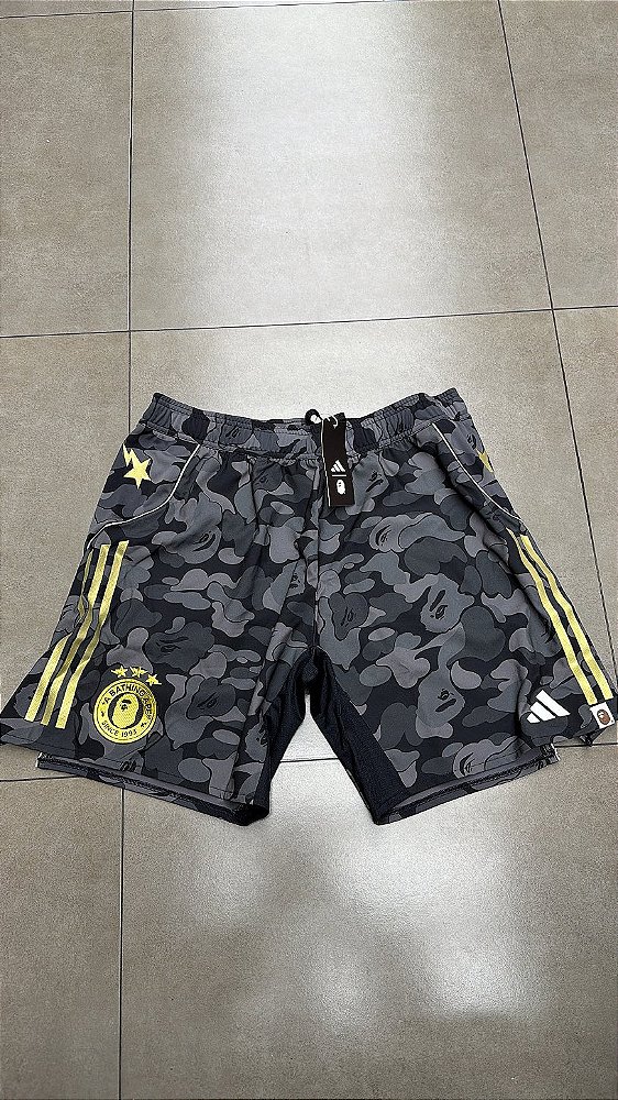 BAPE X ADIDAS SHORTS FB BLACK