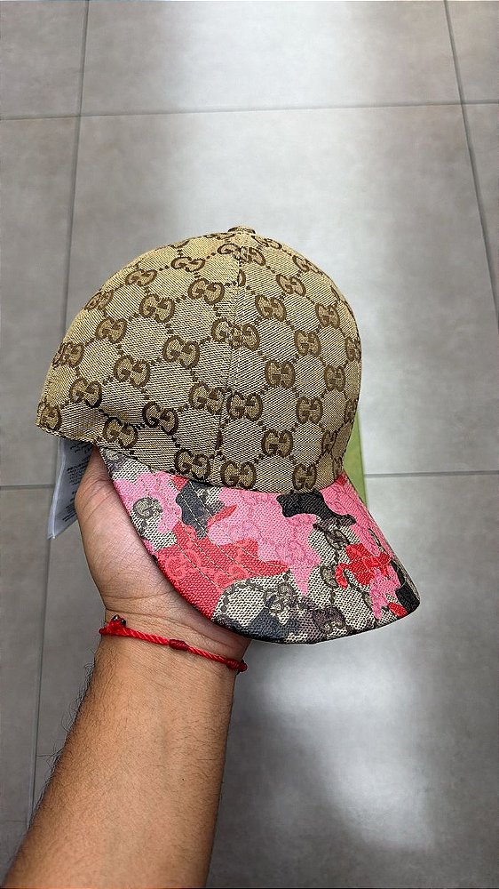 BONÉ GUCCI GG CANVAS BASEBALL CAP BROWN