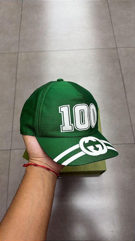 BONÉ GUCCI 100 BASEBALL GREEN