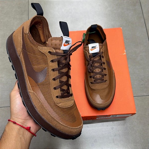TÊNIS TOM SACHS X NIKECRAFT GENERAL PURPOSE SHOE BROWN (COMPLETO