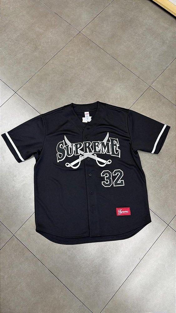 JERSEY SUPREME SWORDS BASEBALL BLACK FW25-W1