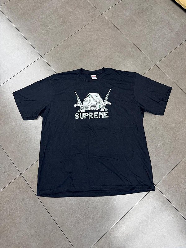 CAMISETA SUPREME ORIGAMI BLACK SS26-W7